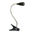 thumbnail image 1 of Mod Lighting and Decor LED Lighted Adjustable Gooseneck Clip Desk Lamp - 18" - Black, 1 of 5