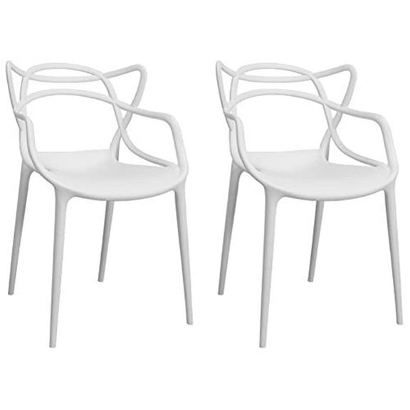 Mod Made Plastic Loop Dining Side Chair - Set of 2