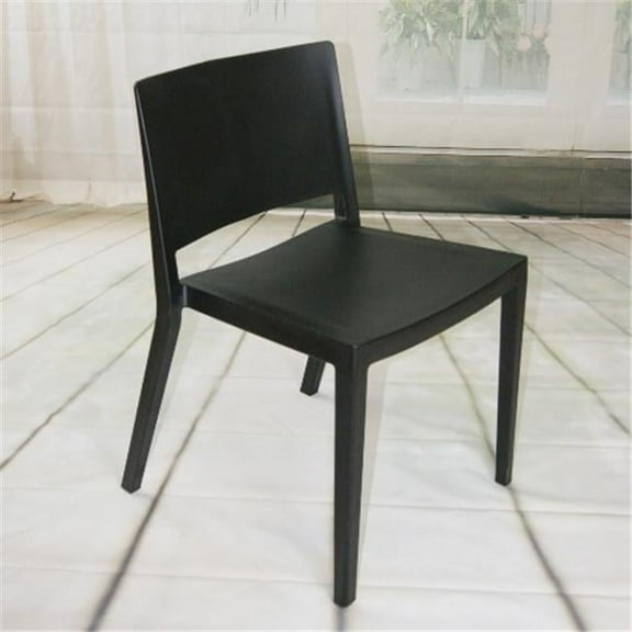 Mod Made MM-PC-071-Black Elio Chair Black Pack Of 2