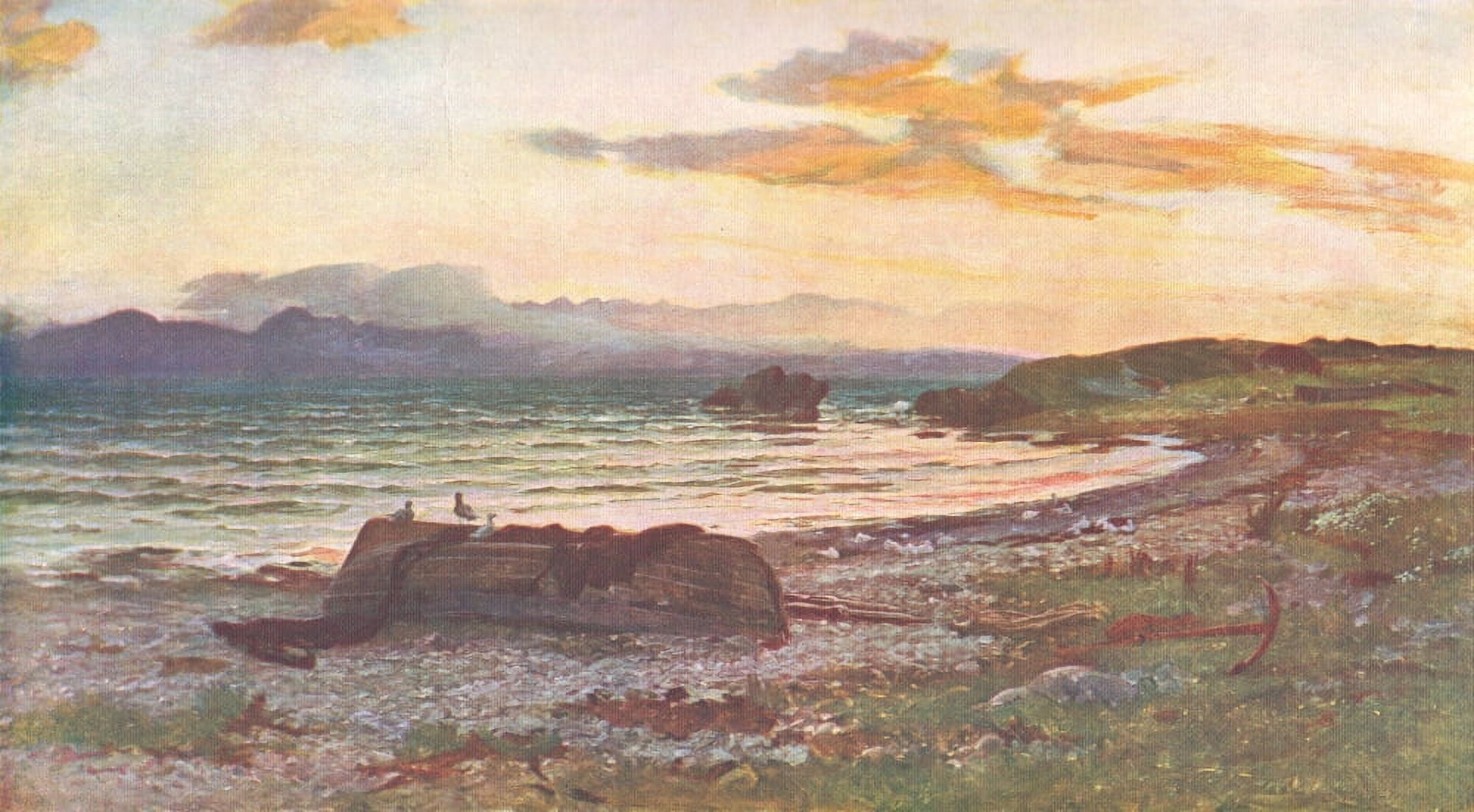 Mod Mast of Brit Art c1930 Good-night to Skye Canvas Art - Colin Hunter (24 x 36)
