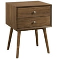 thumbnail image 1 of Modà Modern Contemporary Urban Design Bedroom Nightstand, Brown, Wood, 1 of 5