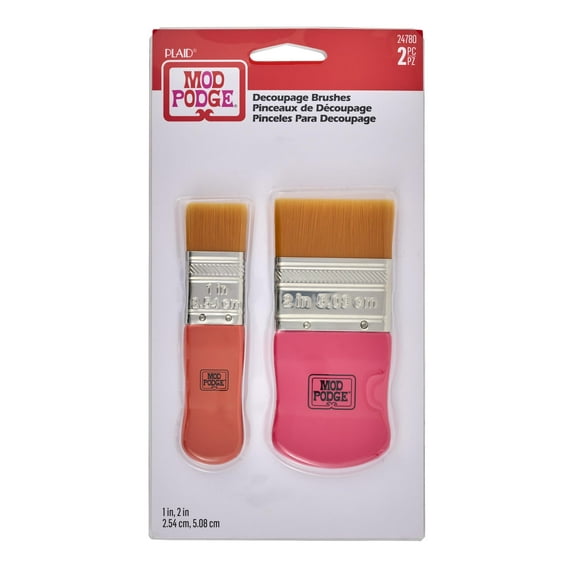 Mod Podge Decoupage Brush Set, 2 pc