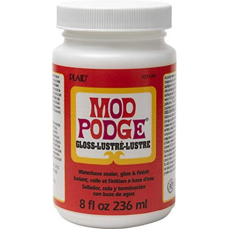 Mod Podge Waterbase Sealer, Glue and Finish Color in Assorted  Colors (4-Ounce), Sheer Orange : Everything Else