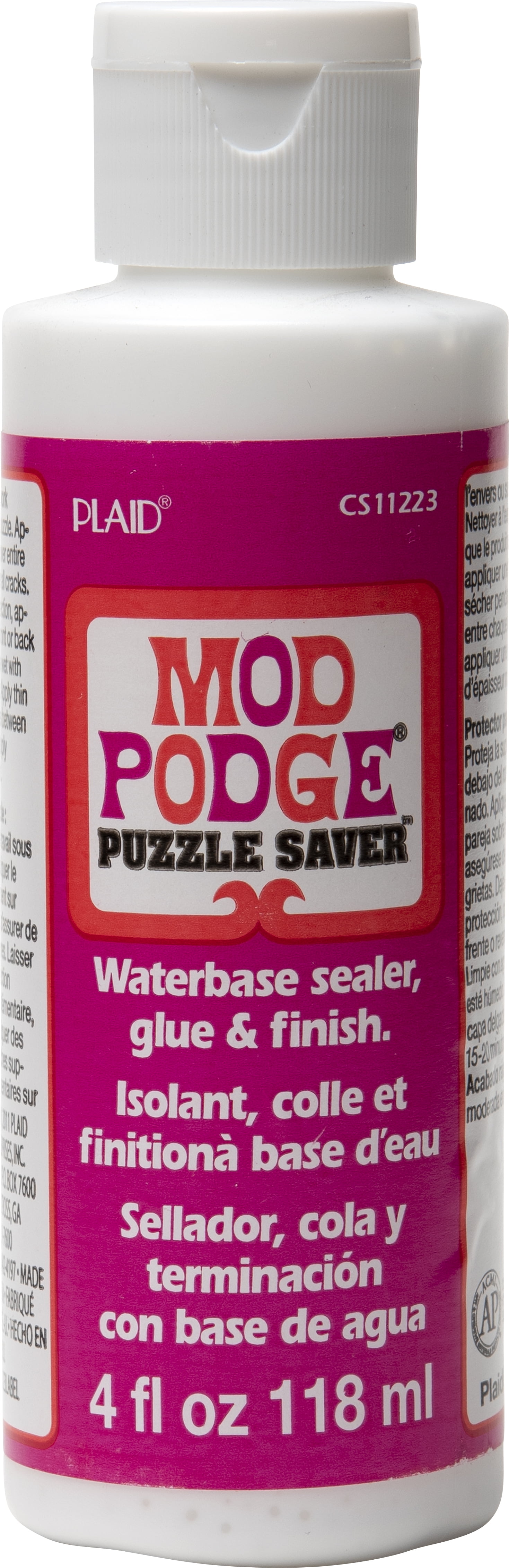 Mod Podge Puzzle Saver Glue Kit, Adhesive Brushes for Jigsaw Puzzles,  Boards, Mats, with Pixiss Accessory Kit