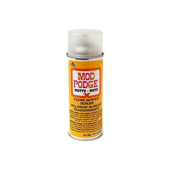 Mod Podge Clear Acrylic Sealer 12Ounce, 1469 Matte