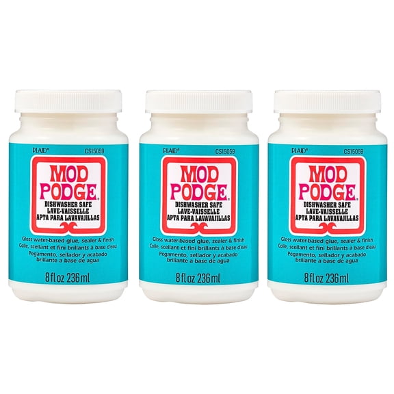 Mod Podge Decoupage Glue Gloss 8oz. 3/Pack (MODCS15059-3)