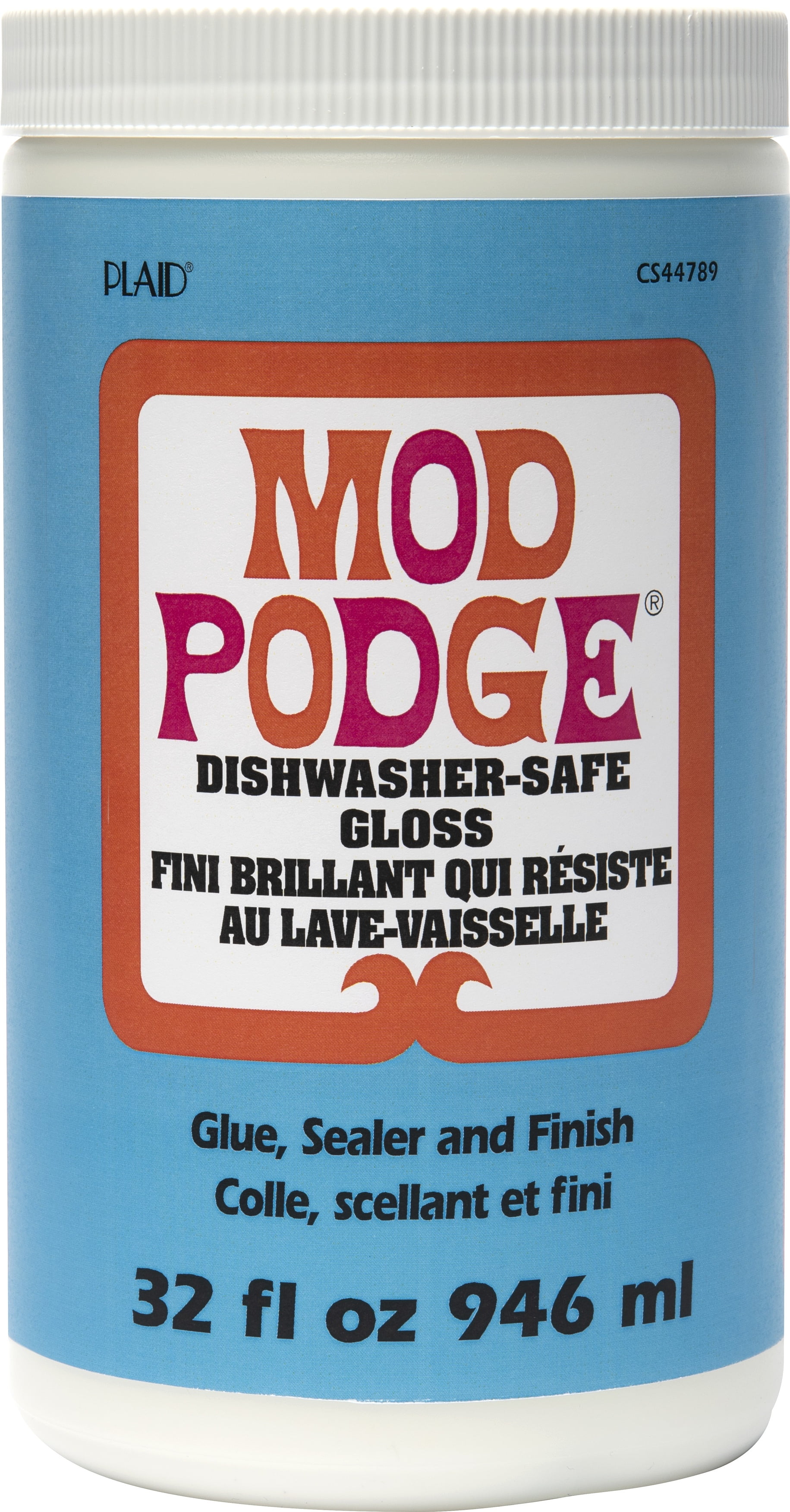 Mod Podge Dishwasher Safe Sealer, Glue, and Finish, 32 fl oz