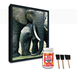 Mod Podge Puzzle Saver Glue Kit, Adhesive Brushes for Jigsaw Puzzles, —  Grand River Art Supply