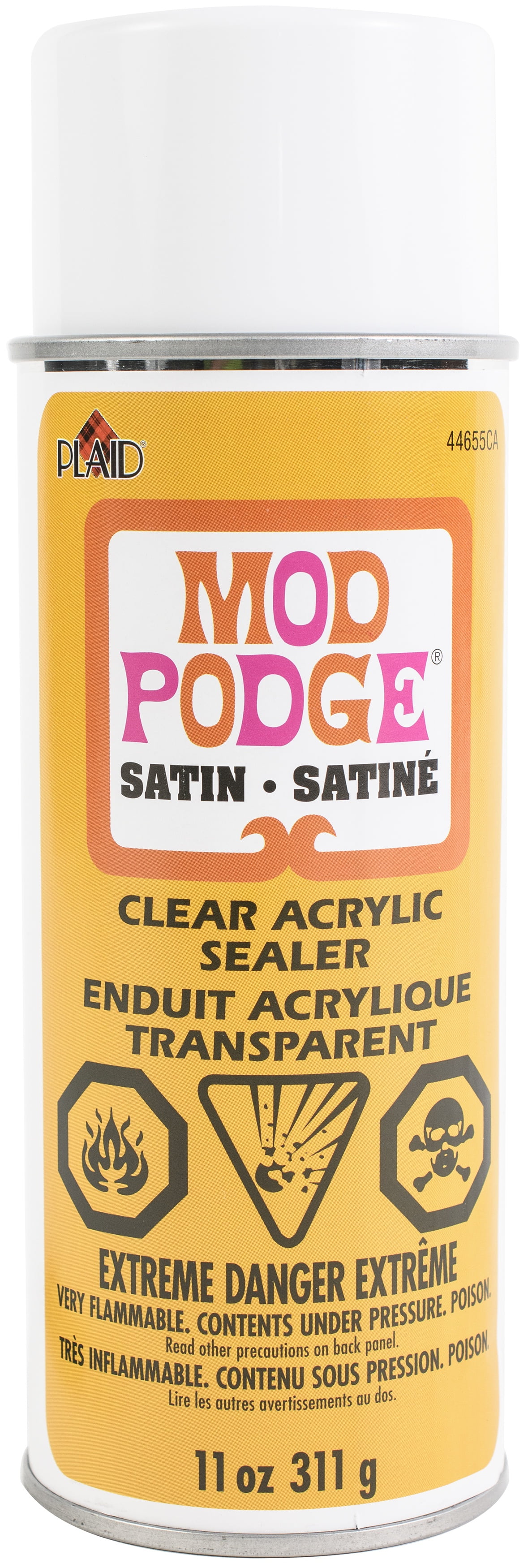 Mod Podge Satin Acrylic Sealer-11 Oz - 028995446559