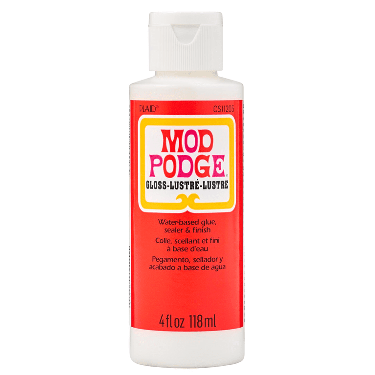 Mod Podge Sealer, Glue, and Finish, Gloss Finish, Clear, 4 fl oz