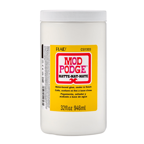 Mod Podge Sealer, Glue, and Finish, Matte Finish, 32 fl oz