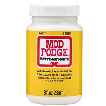 Mod Podge Sealer, Glue, and Finish, Matte Finish, Clear, 8 fl oz