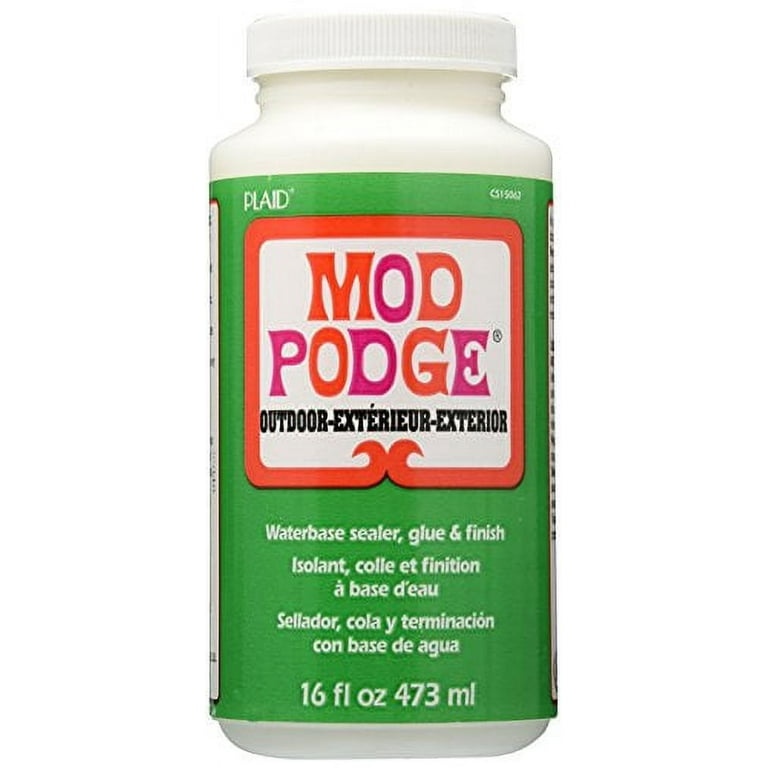 Mod Podge Waterbase Sealer Glue and Finish for use Outdoors 16oz CS15062 