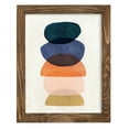 thumbnail image 1 of Mod Pods I -Framed Print w/glass-Walnut, 1 of 7