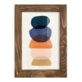 thumbnail image 1 of Mod Pods I -Framed Print w/glass-Walnut, 1 of 8