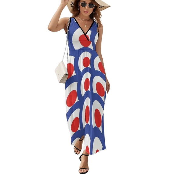 Mod Roundel Montage Sleeveless Dress woman dress prom dresses