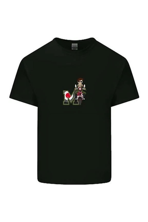 Mod Scooter Symbol Logo Motorbike British Kids T-Shirt Boys Girls