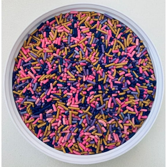 Mod Squad Confetti Sprinkles, Cake, Cookie, Donut, Cakepop Toppings, 6 oz.