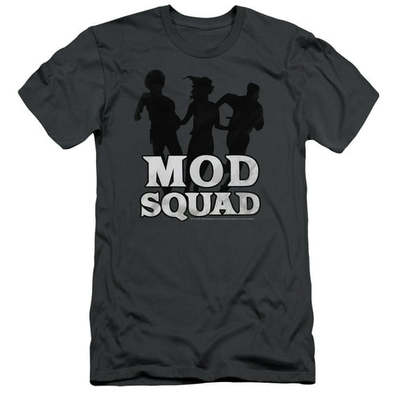 Mod Squad Mod Squad Run Simple Adult 30/1 T-Shirt Charcoal