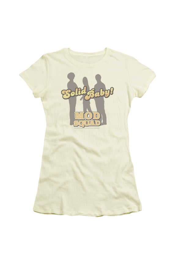 Mod Squad - Solid Mod - Juniors Teen Girls Cap Sleeve Shirt - Large