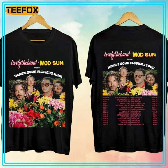 Mod Sun Here’s You Flowers Fall Tour 2024 Concert TShirt