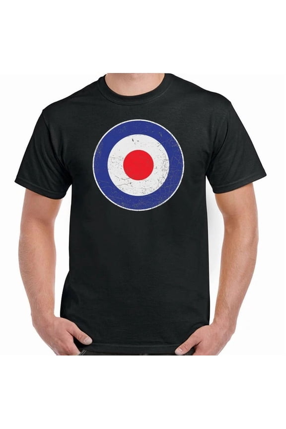 Mod T-Shirt The Jam Scooter Raf Logo Mens Womens Retro Target Spitfire Lambretta, Vintage Birthday Gift