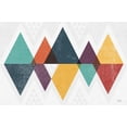 thumbnail image 1 of Art.com Mod Triangles II Retro Art Print by Michael Mullan, 36" x 24", 1 of 3