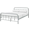 thumbnail image 1 of Mod Uptown Contemporary Metal Platform Bed, Queen, Gray, 1 of 5