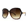 thumbnail image 1 of Mod Womens Exposed Lens Thick Chain Arm Butterfly Sunglasses Tortoise Brown, 1 of 4