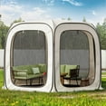 thumbnail image 1 of ModFusion 10" X 10" Person Instant Pop-Up Screen House Tent - Portable, Waterproof, Perfect for Luxe Camping, 1 of 11
