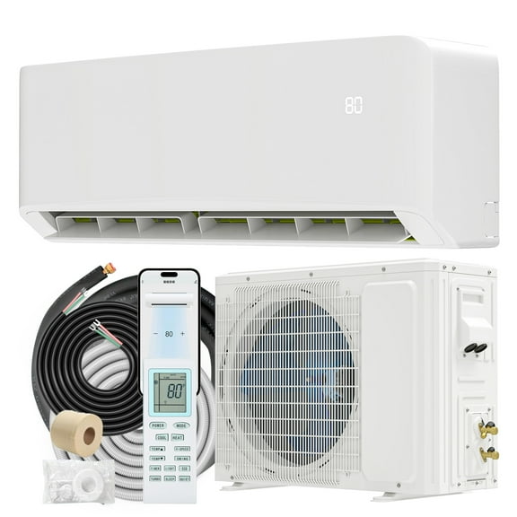 ModFusion 12000 BTU White Mini Split Air Conditioner with Cooling & Heating, 220V, SEER-17.5, R32 Refrigerant