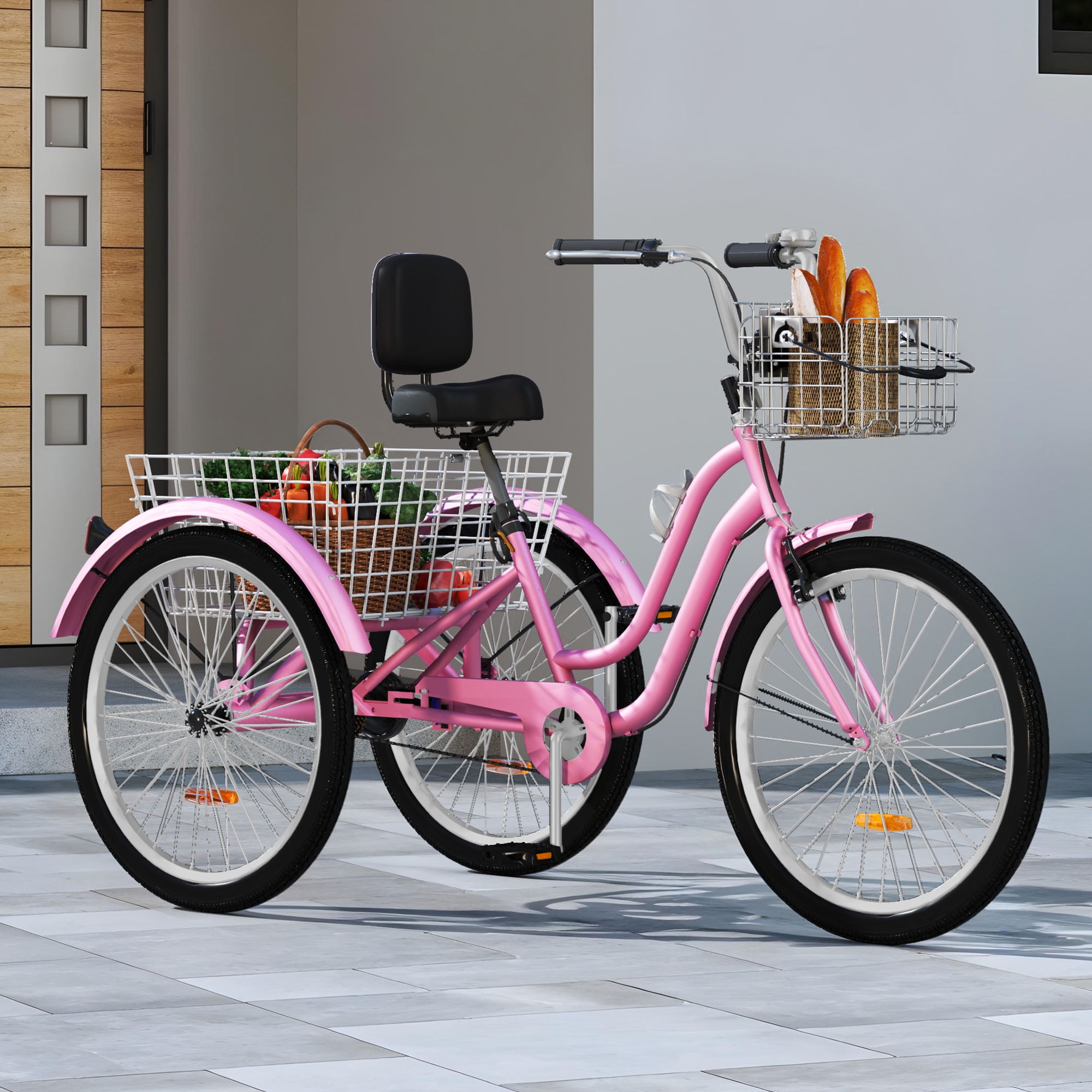 Adult Tricycle Pink Folding Trike 20