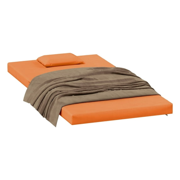 ModFusion 3.5" Thick Memory Foam Camping Mattress - Portable Twin-Size Futon Pad with Travel Bag for Camping, Hiking, RVs, and Indoor Use