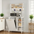 thumbnail image 1 of ModFusion 63" 5-Tier Kitchen Bakers Rack with Power Outlet, Microwave Stand & Coffee Bar Organizer, 1 of 11