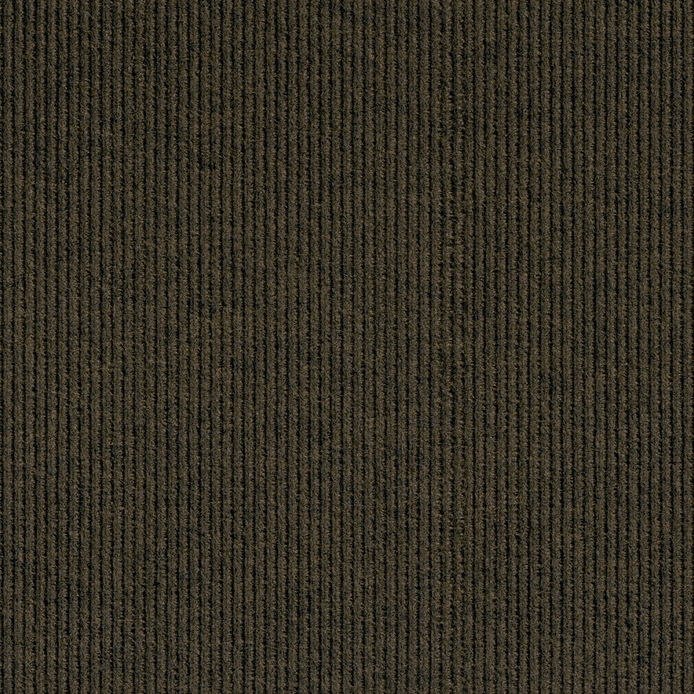 ModMat Rib Mahogany Carpet Tiles 18" x 18" Indoor/Outdoor, Peel and