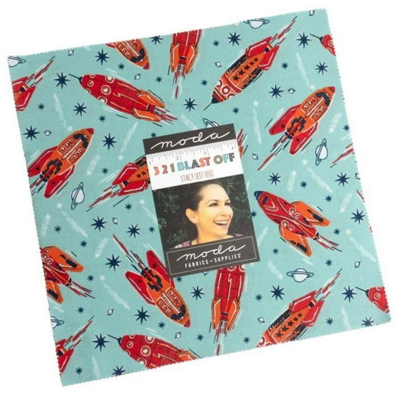 Moda - 321 Blast Off Layer Cake by Stacy Iest Hsu 42 pcs