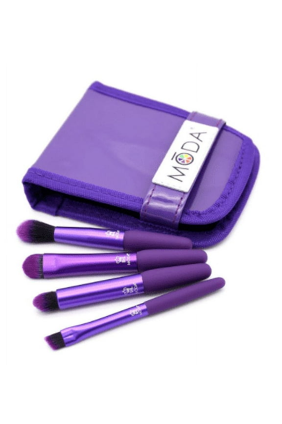 Brush Mini Eye Purple Travel Sized Makeup Brush Kit