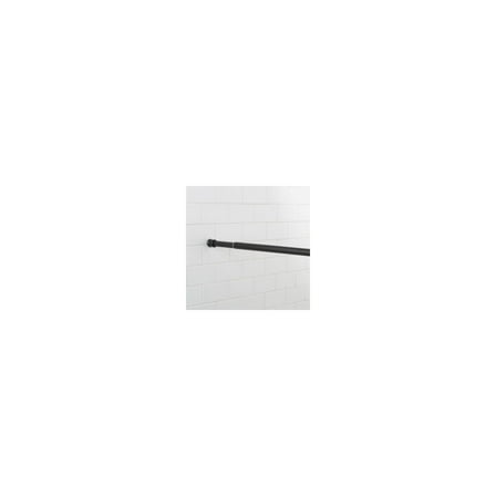 Moda At Home Enterprises 130063 41-73 in. Shower Rod, Black - Pack of 6