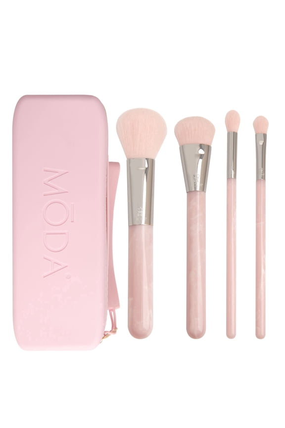Brush Beauty To Go Light Pink 5pc Makeup Brush Kit