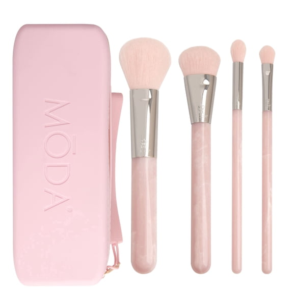 Moda Brush Beauty To Go Light Pink 5pc Makeup Brush Kit