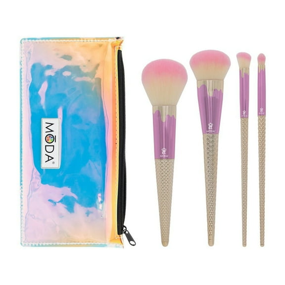 Moda Brush Ice Cream Strawberry Vanilla 5pc Makeup Brush Kit
