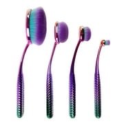 Moda Brush Prismatic Face Perfecting 4pc Makeup Brush Kit