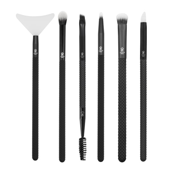 Moda Brush Pro Blend, Glitz, and Guard 6pc Makeup Brush Set