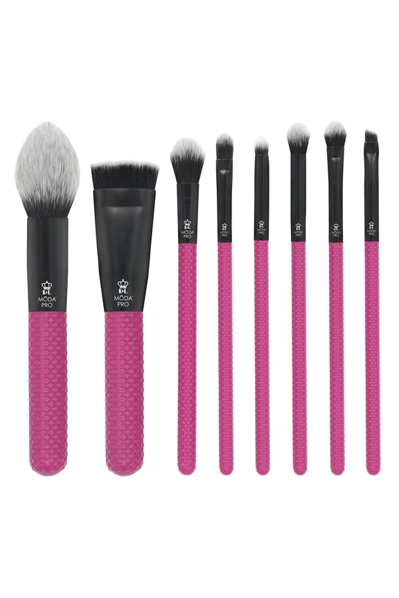 Brush Pro Pink Glam 8pc Makeup Brush Kit