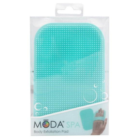 Moda Brush Spa Body Exfoliation Pad with Silicone Bristles