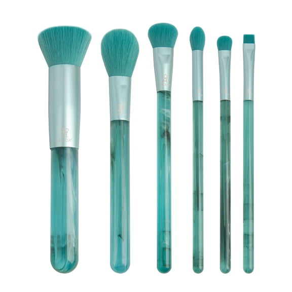 Moda Brush Teal Smoke Show 6pc Makeup Brush Kit
