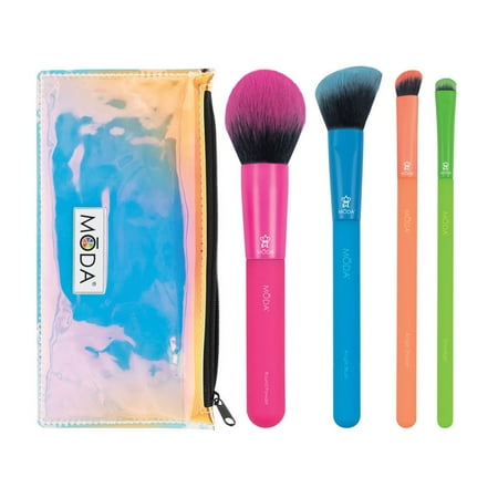 Royal & Langnickel MODA 5PC Totally Electric Makeup Brush Kit