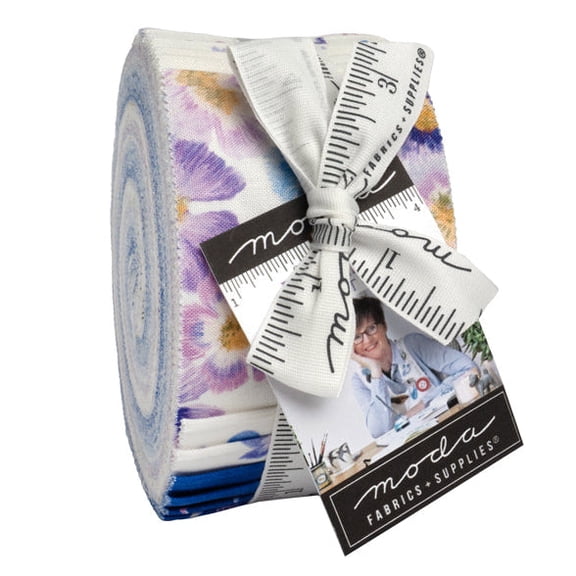 Moda - Delphinium Jelly Roll by Janet Clare 40 pcs
