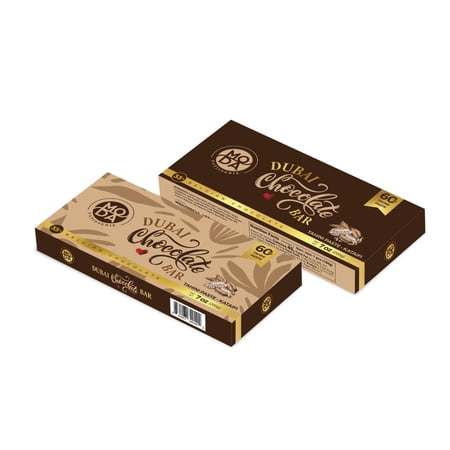 Moda Dubai Belgian Chocolate Bar Tahini, 7oz (200g)