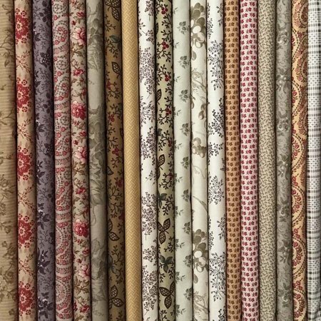 Moda Fabrics 19 Fat Quarters From 4 Different Collections Exclusive Offer